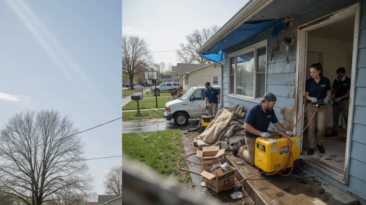 Basement Flood Cleanup in Morris, IL near me
